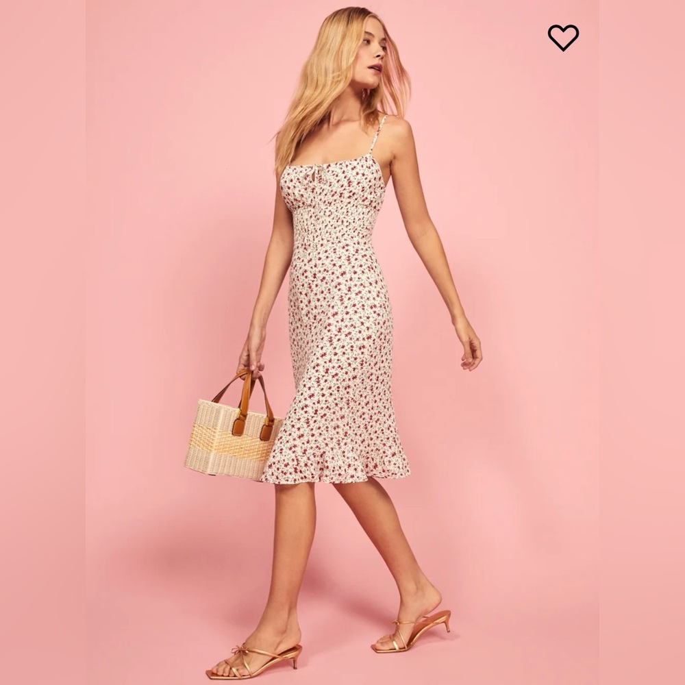 Reformation Genie Dress in Alexandria